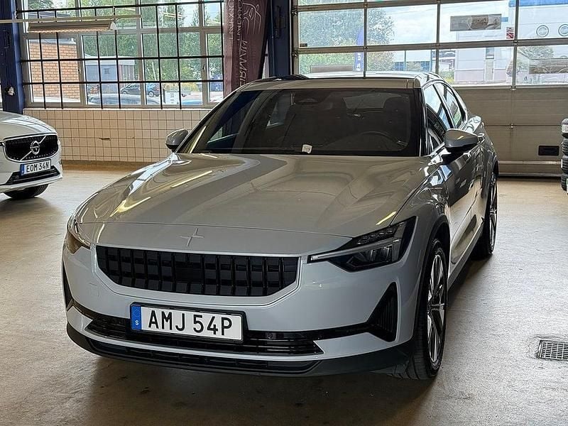 Begagnad Polestar 2 Long Range Dual motor 300 kW (408 HK) 2023 Silver Halvkombi