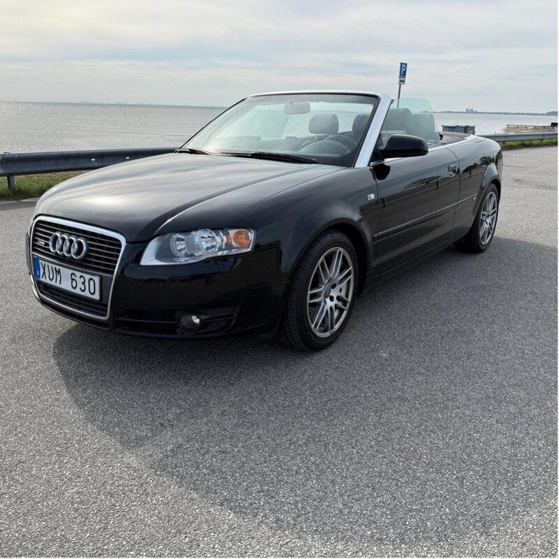 Svart Begagnad 2007 Audi A4 Cabriolet S-Line Cab | 98 000 kr (Marknadspris) - Bild 1/4