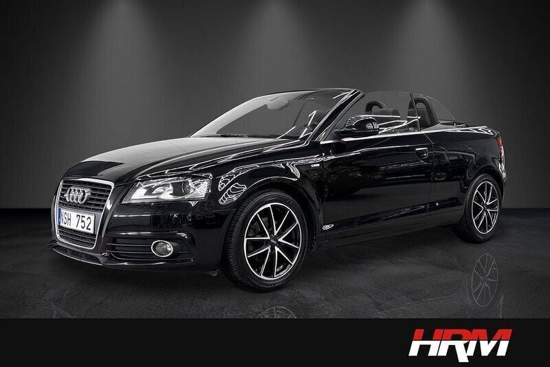 Svart Begagnad 2010 Audi A3 Cabriolet Ambition Cab | 104 900 kr (Superpris) - Bild 1/4