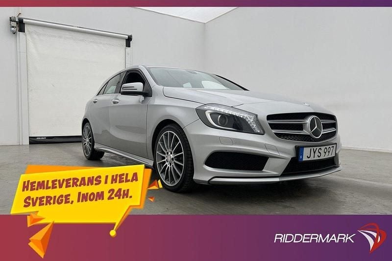 Silver Begagnad 2015 Mercedes A180 AMG line Halvkombi | 164 800 kr (Marknadspris) - Bild 1/3