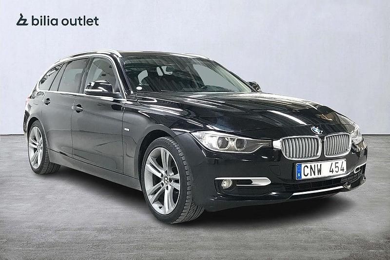 Begagnad BMW 320 Advantage 184 HK (135 kW) 2013 Svart Kombi