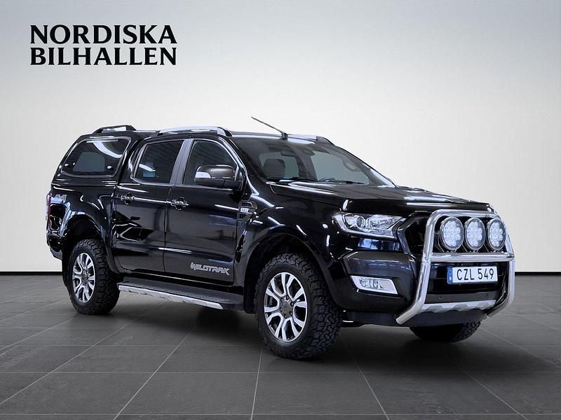 Svart Begagnad 2018 Ford Ranger Pickup | 299 795 kr (Marknadspris) - Bild 1/4