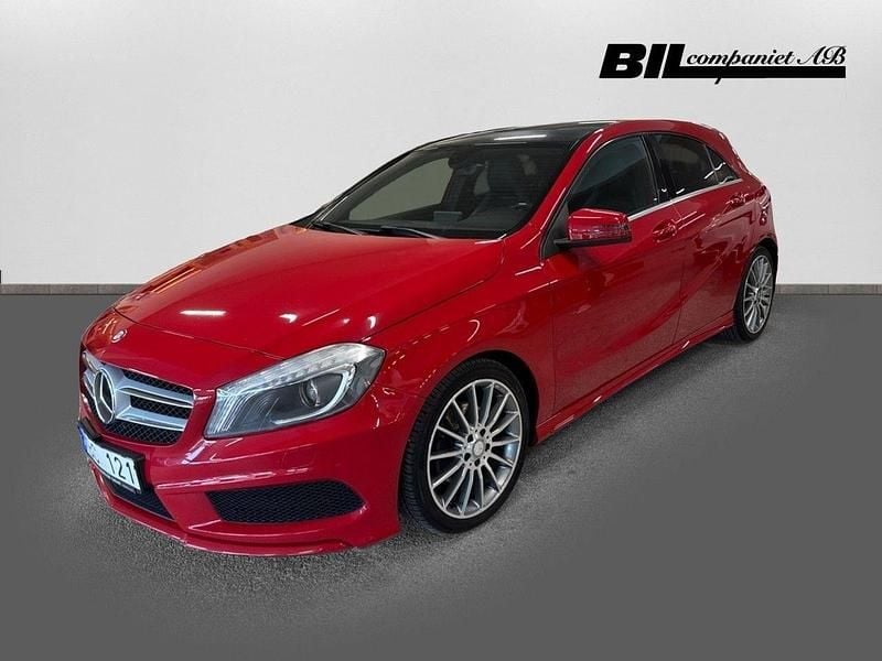 Röd Begagnad 2013 Mercedes A180 AMG line Halvkombi | 159 000 kr (Lite dyr) - Bild 1/4