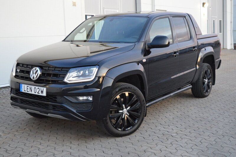 Svart Begagnad 2020 VW Amarok Aventura Pickup | 549 900 kr (Dyr) - Bild 1/4
