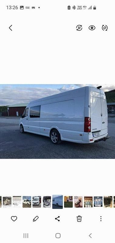 Vit Begagnad 2015 VW Crafter Van | 330 000 kr - Bild 1/4