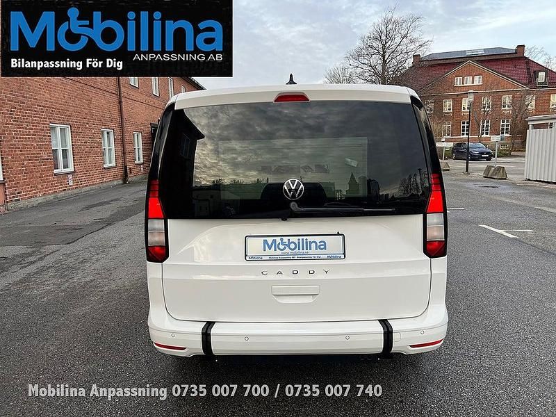 Ny VW Caddy 122 HK (89 kW) 2025 Vit Minibuss