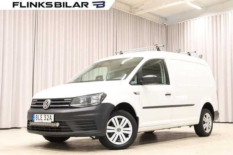 Vit Begagnad 2020 VW Caddy Maxi Minibuss | 149 800 kr (Superpris) - Bild 1/4