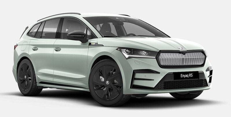 Silver Ny 2024 Skoda Enyaq iV RS SUV | 647 755 kr (Dyr) - Bild 1/4