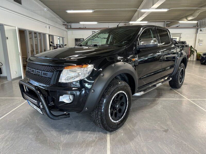 Svart Begagnad 2015 Ford Ranger XLT Pickup | 159 900 kr (Bra pris) - Bild 1/4
