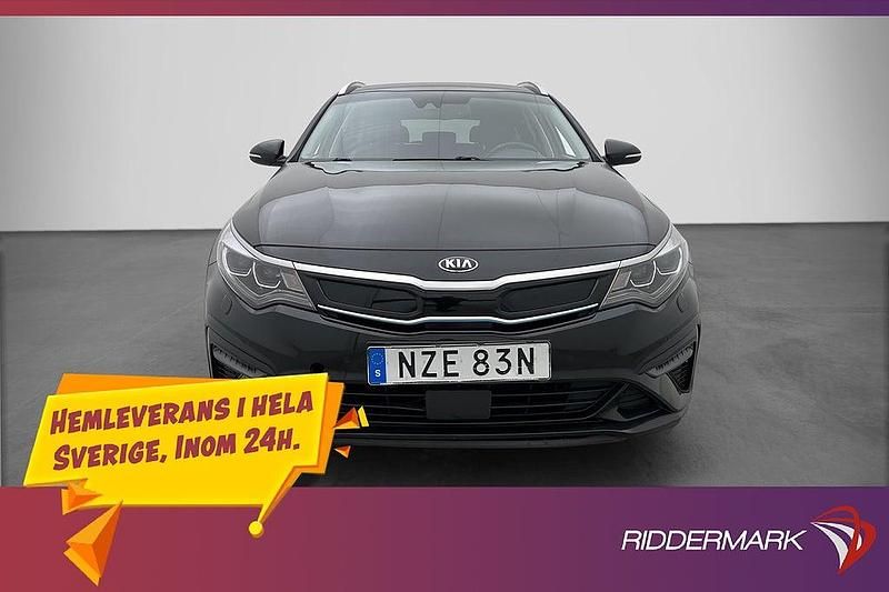 Begagnad Kia Optima Hybrid Sport 2018 Svart Sedan