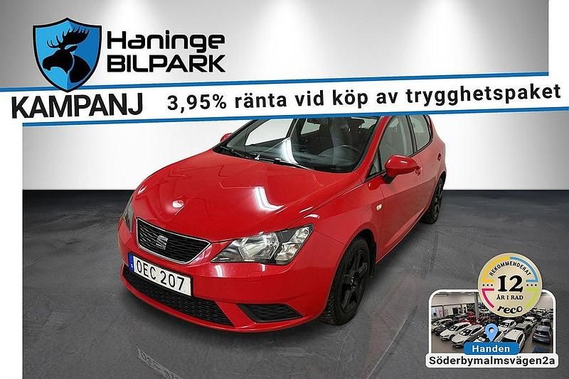 Begagnad Seat Ibiza Style 90 HK (66 kW) 2016 Röd Halvkombi
