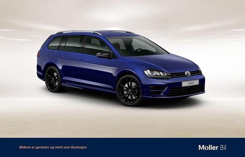 Blå Begagnad 2017 VW Golf VII R Kombi | 259 900 kr (Marknadspris) - Bild 1/4