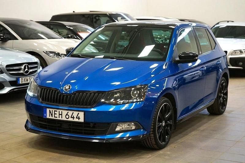 Begagnad Skoda Fabia Monte Carlo 90 HK (66 kW) 2016 Blå Halvkombi
