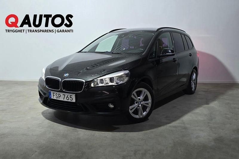 Begagnad BMW 220 Gran Tourer Advantage 191 HK (140 kW) 2016 Svart Minibuss
