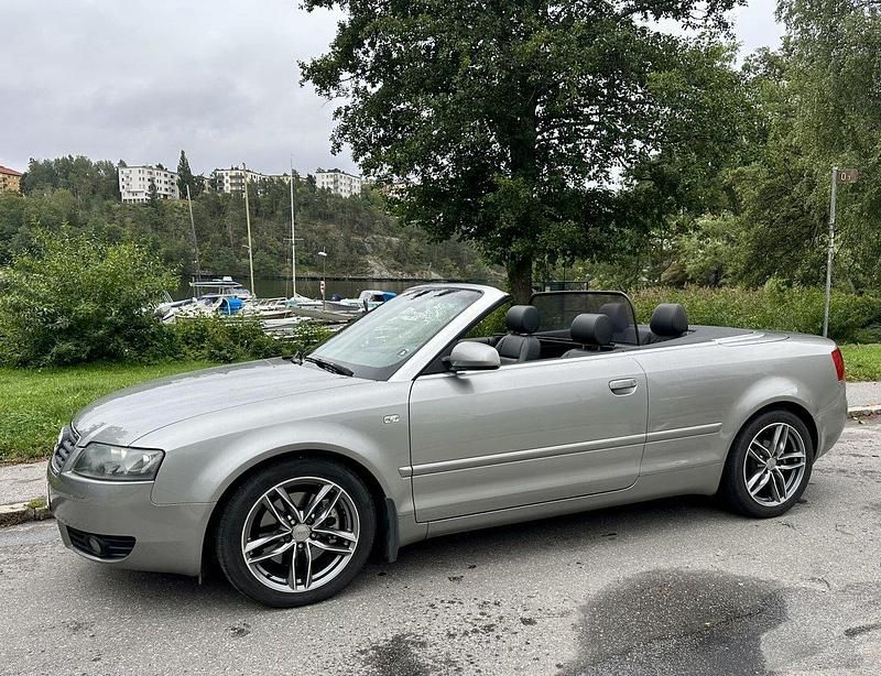 Grå Begagnad 2003 Audi A4 Cabriolet Cab | 65 000 kr (Bra pris) - Bild 1/4