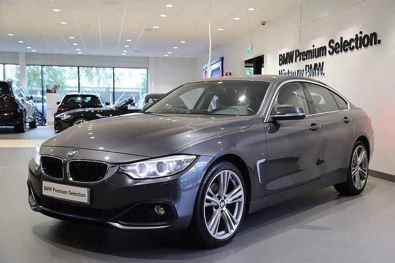 Grå Begagnad 2015 BMW 420 Gran Coupé Sportkupé | 185 000 kr (Bra pris) - Bild 1/2