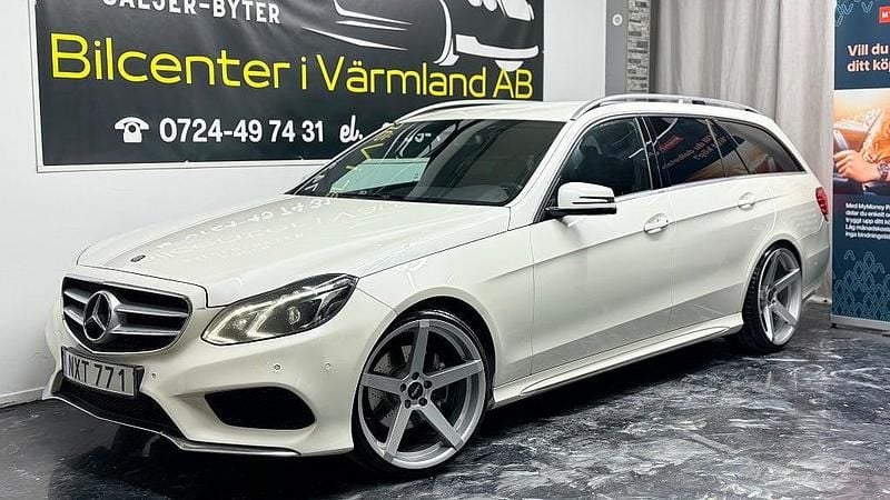 Vit Begagnad 2013 Mercedes E250 Avantgarde Kombi | 189 900 kr (Dyr) - Bild 1/4