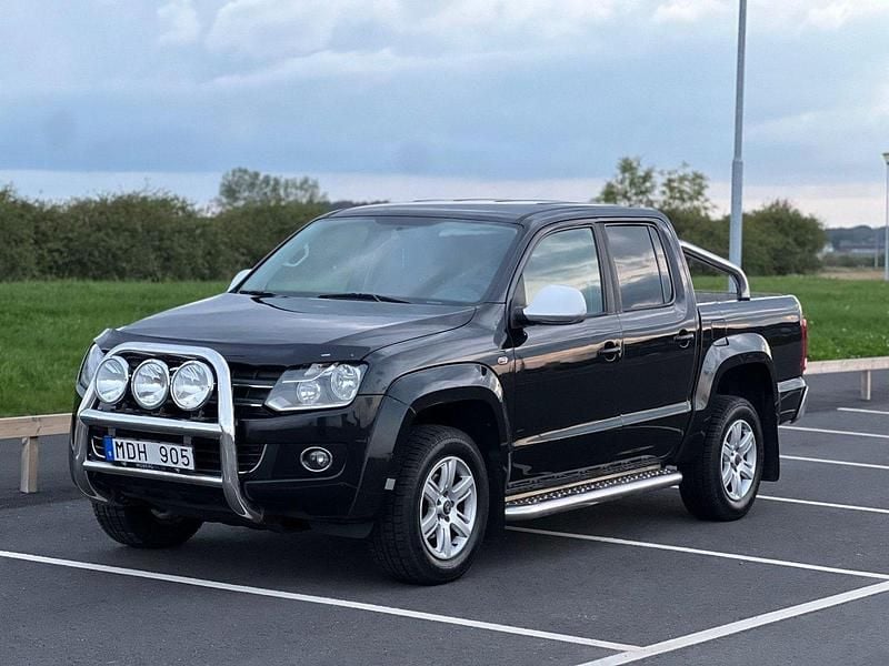 Svart Begagnad 2011 VW Amarok Highline Pickup | 129 900 kr (Lite dyr) - Bild 1/4