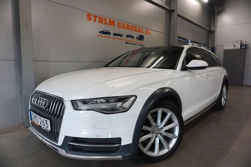 Vit Begagnad 2018 Audi A6 Allroad Ambition Kombi | 246 900 kr (Marknadspris) - Bild 1/4