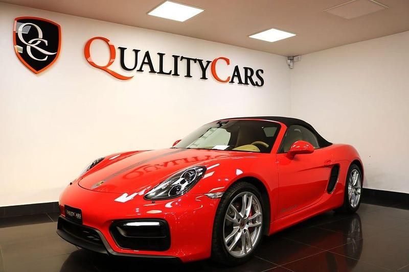 Röd Begagnad 2013 Porsche Boxster S Sport Cab | 559 000 kr (Bra pris) - Bild 1/4