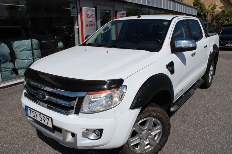 Vit Begagnad 2014 Ford Ranger Limited Pickup | 159 900 kr (Marknadspris) - Bild 1/4