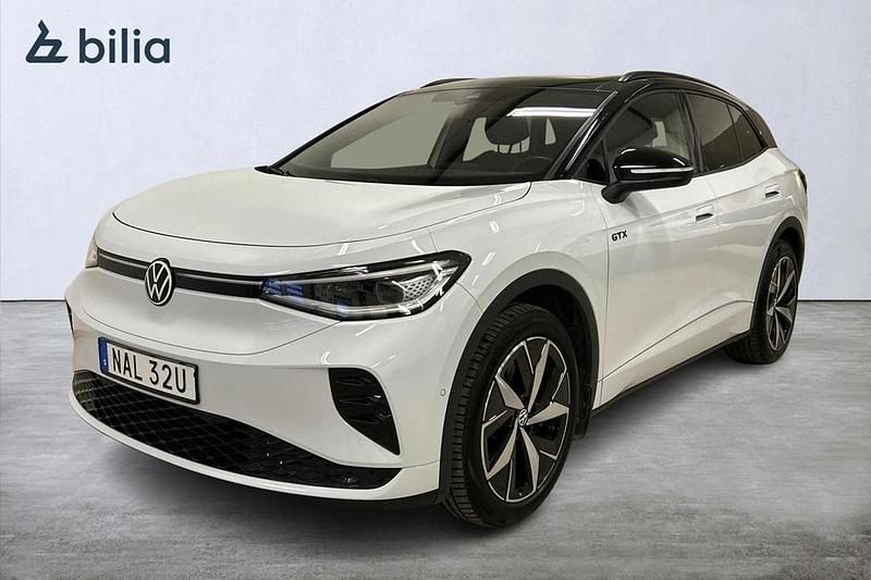 Vit Begagnad 2024 VW ID.4 GTX SUV | 429 800 kr (Dyr) - Bild 1/4