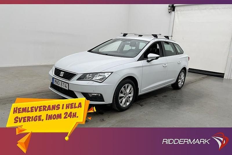 Vit Begagnad 2018 Seat Leon ST Style Kombi | 139 800 kr (Marknadspris) - Bild 1/3