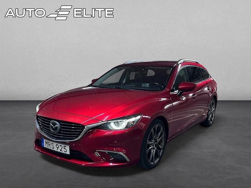 Röd Begagnad 2014 Mazda 6 Kombi | 134 800 kr (Marknadspris) - Bild 1/4