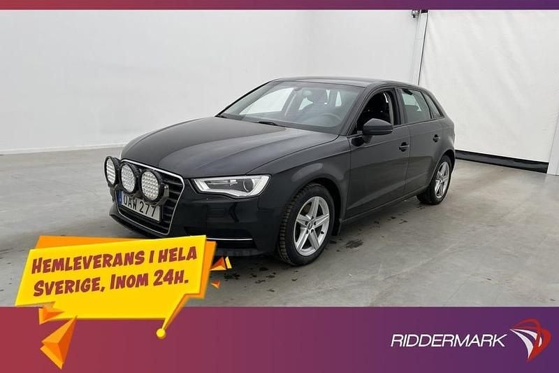 Begagnad Audi A3 Comfort 122 HK (89 kW) 2014 Svart