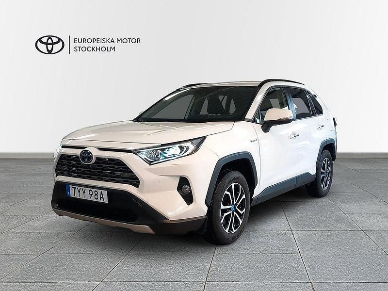 Vit Begagnad 2020 Toyota RAV4 Hybrid Executive SUV | 344 900 kr (Marknadspris) - Bild 1/3