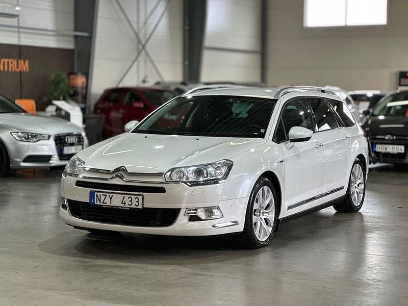Vit Begagnad 2013 Citroën C5 Kombi | 64 900 kr (Marknadspris) - Bild 1/4