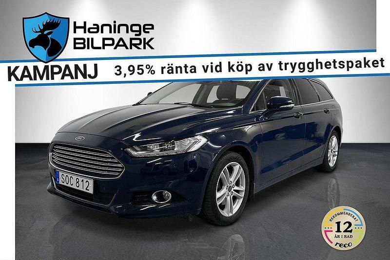Blå Begagnad 2016 Ford Mondeo Titanium Kombi | 149 900 kr (Marknadspris) - Bild 1/2