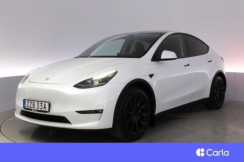 Vit Begagnad 2024 Tesla Model Y Long Range SUV | 524 900 kr - Bild 1/4
