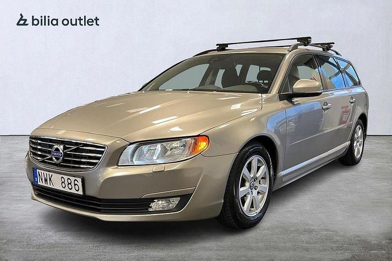 Ljusbrun Begagnad 2013 Volvo V70 Kinetic Kombi | 149 900 kr (Dyr) - Bild 1/3