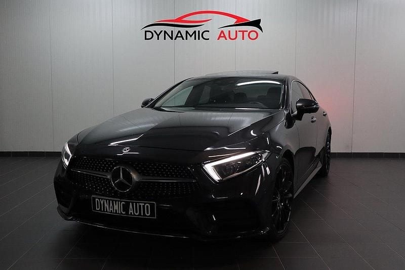 Grå Begagnad 2018 Mercedes CLS350 AMG Sportkupé | 469 900 kr - Bild 1/4