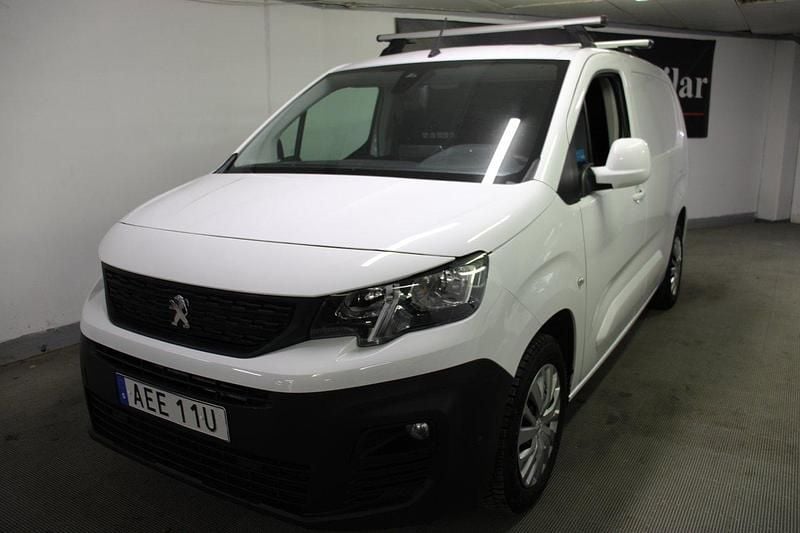 Vit Begagnad 2020 Peugeot Partner Van | 159 000 kr (Marknadspris) - Bild 1/4