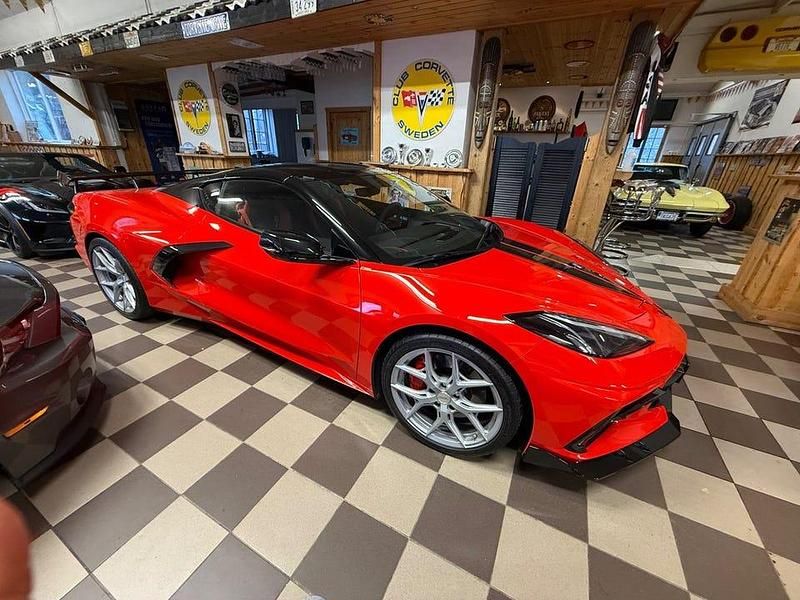Begagnad Chevrolet Corvette 481 HK (353 kW) 2022 Röd Sportkupé
