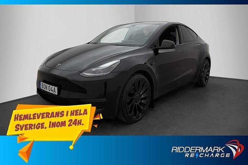 Begagnad Tesla Model Y Performance 392 kW (534 HK) 2022 Svart SUV