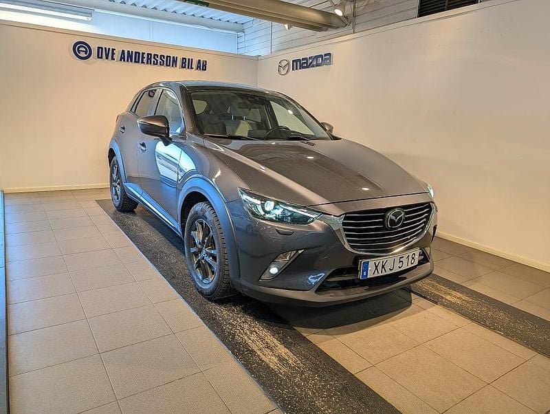 Begagnad Mazda CX-3 Optimum 150 HK (110 kW) 2017 Grå SUV