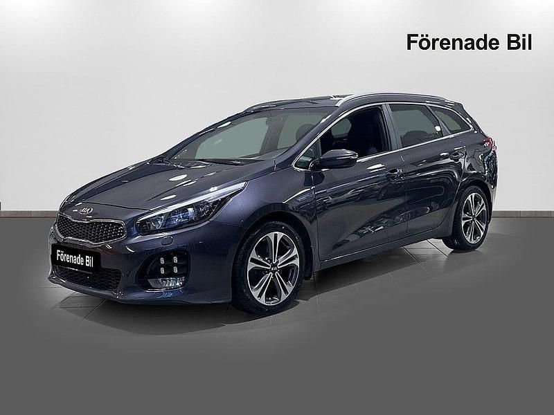Grå (dark gun metallic) Begagnad 2017 Kia Ceed Sportswagon GT-Line Kombi | 159 000 kr (Lite dyr) - Bild 1/4