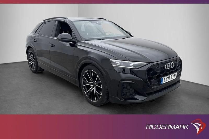 Svart Begagnad 2024 Audi Q8 S-Line SUV | 844 800 kr (Marknadspris) - Bild 1/3