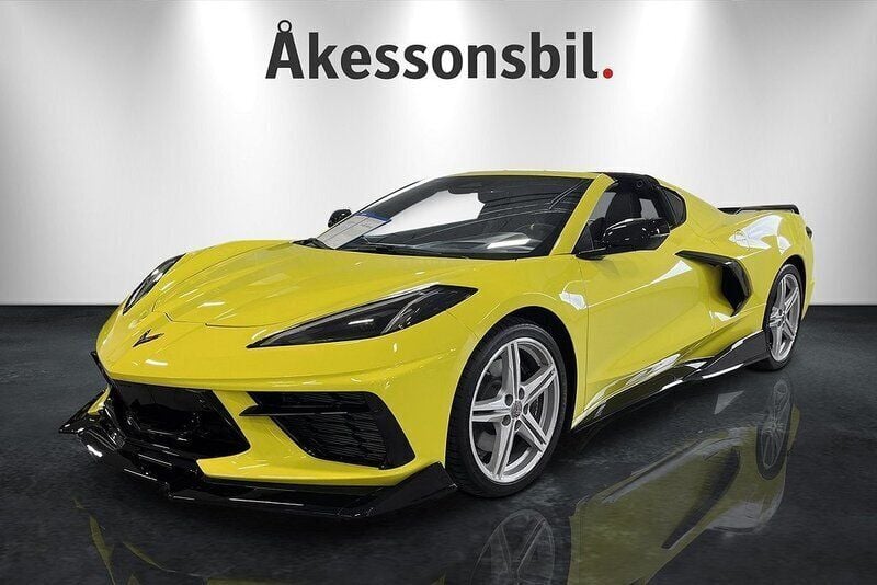 Gul Ny 2024 Chevrolet Corvette Stingray Sportkupé | 1 479 000 kr - Bild 1/4