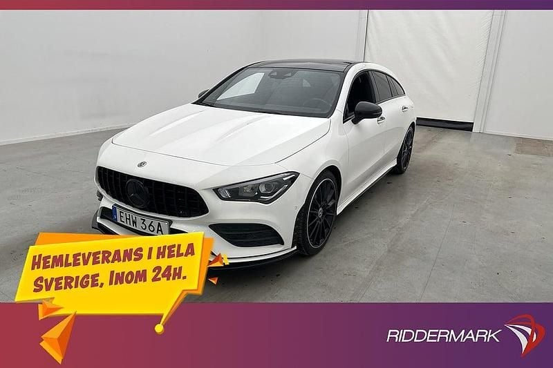 Vit Begagnad 2019 Mercedes CLA220 AMG Sedan | 309 900 kr (Bra pris) - Bild 1/3