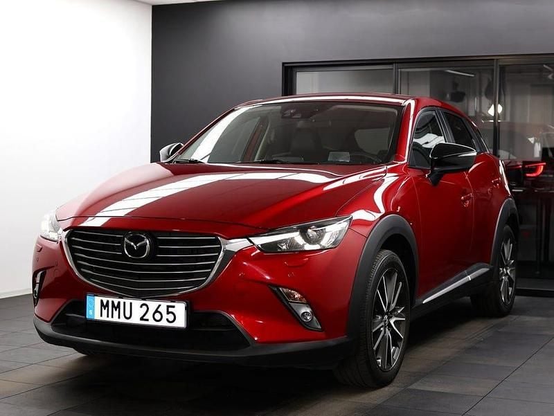 Begagnad Mazda CX-3 121 HK (88 kW) 2016 Röd SUV