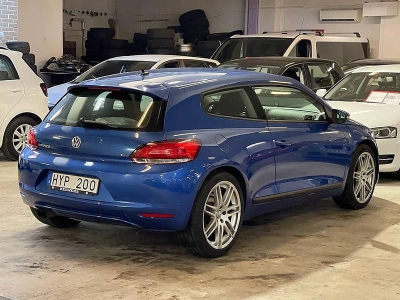 Begagnad VW Scirocco Sportline 161 HK (118 kW) 2008 Blå Sportkupé