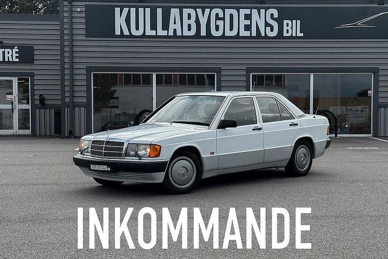 Vit Begagnad 1990 Mercedes 190 Sedan | 69 000 kr - Bild 1/2