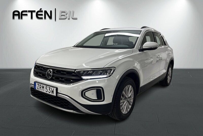 Vit Begagnad 2023 VW T-Roc SUV | 249 800 kr (Marknadspris) - Bild 1/4