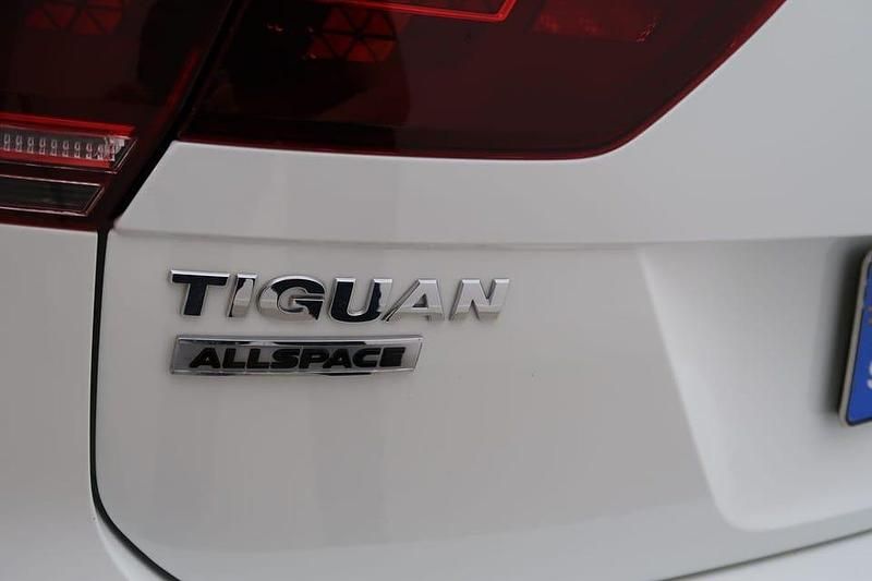 Begagnad VW Tiguan Allspace R-line 200 HK (147 kW) 2018 Vit SUV