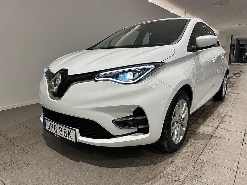 Vit Begagnad 2021 Renault Zoe Zen Halvkombi | 179 500 kr (Marknadspris) - Bild 1/4