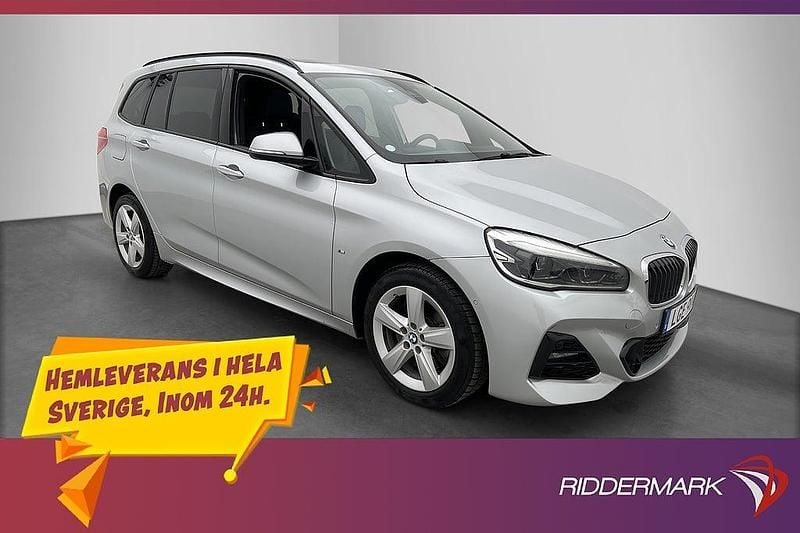 Silver Begagnad 2020 BMW 220 Gran Tourer M Sport Minibuss | 239 800 kr - Bild 1/3